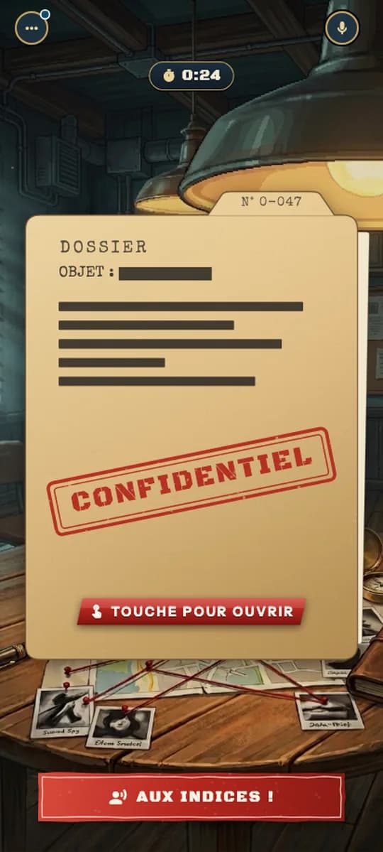 Le dossier confidentiel qui cache ton mot